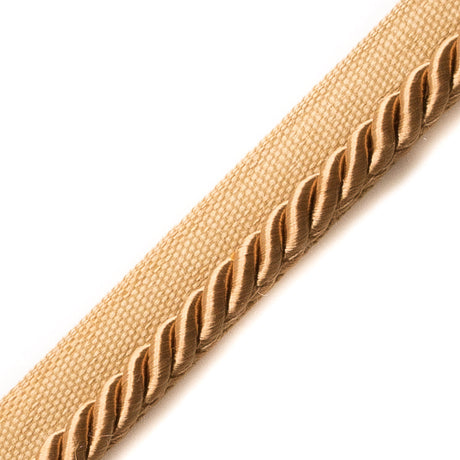 Brown Cotton Blend Twisted Cord Trim - 0.25"