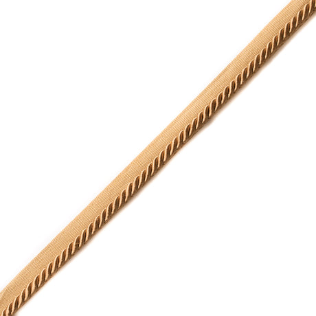 Brown Cotton Blend Twisted Cord Trim - 0.25"