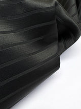 Black Jacquard Wool Fabric TR-758