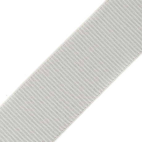 Gray Stretch Grosgrain Ribbon - 1"