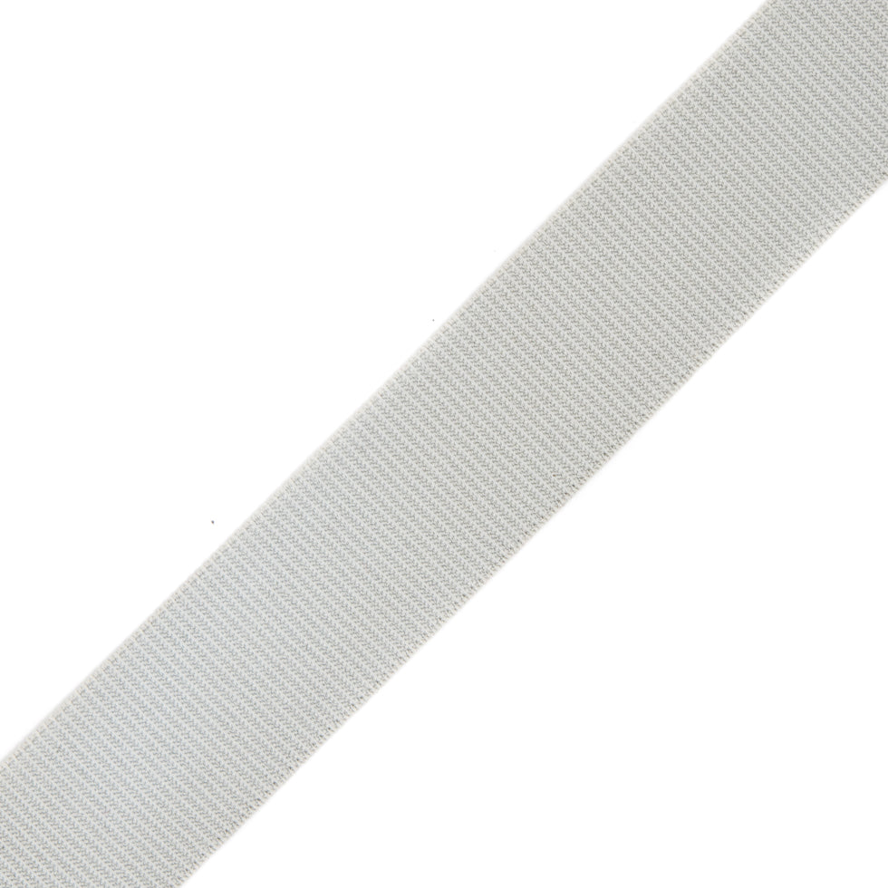 Gray Stretch Grosgrain Ribbon - 1"