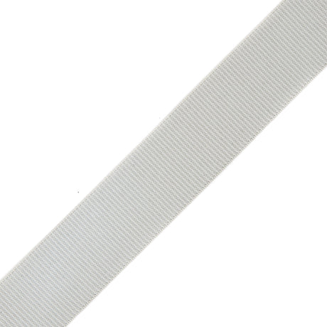 Gray Stretch Grosgrain Ribbon - 1"