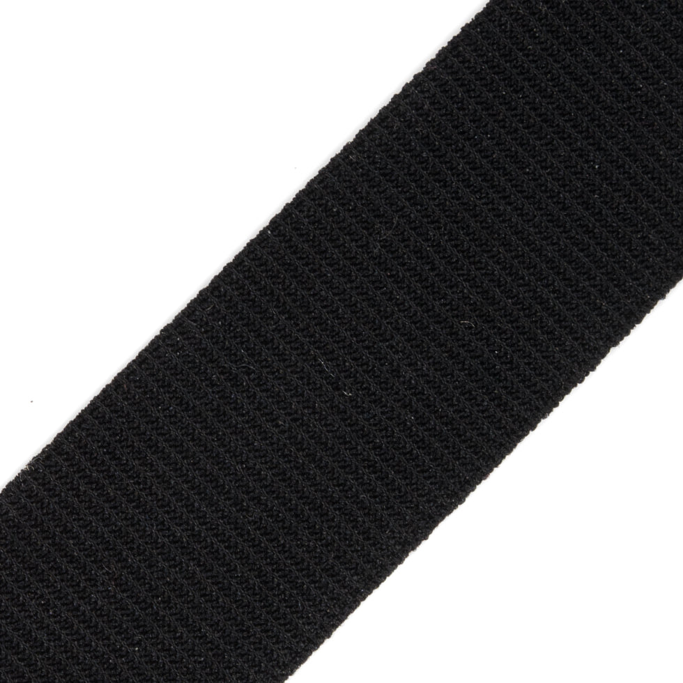 Black Stretch Grosgrain Ribbon - 1"