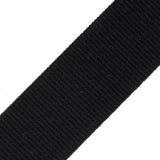 Black Stretch Grosgrain Ribbon - 1"
