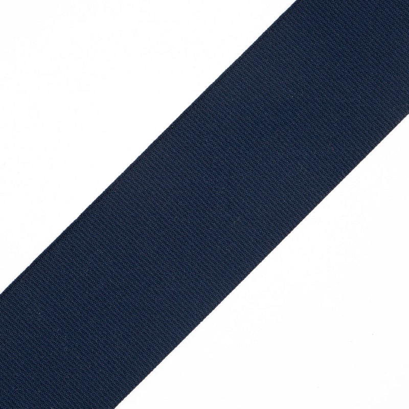 Navy Stretch Grosgrain - 2"