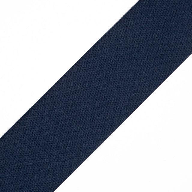 Navy Stretch Grosgrain - 2"