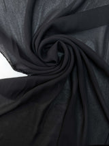 Black Viscose Crepe Fabric