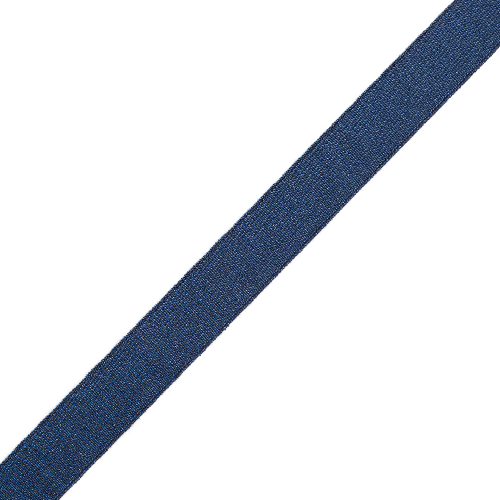 Italian Navy Foldover Stretch Tape - 0.625"