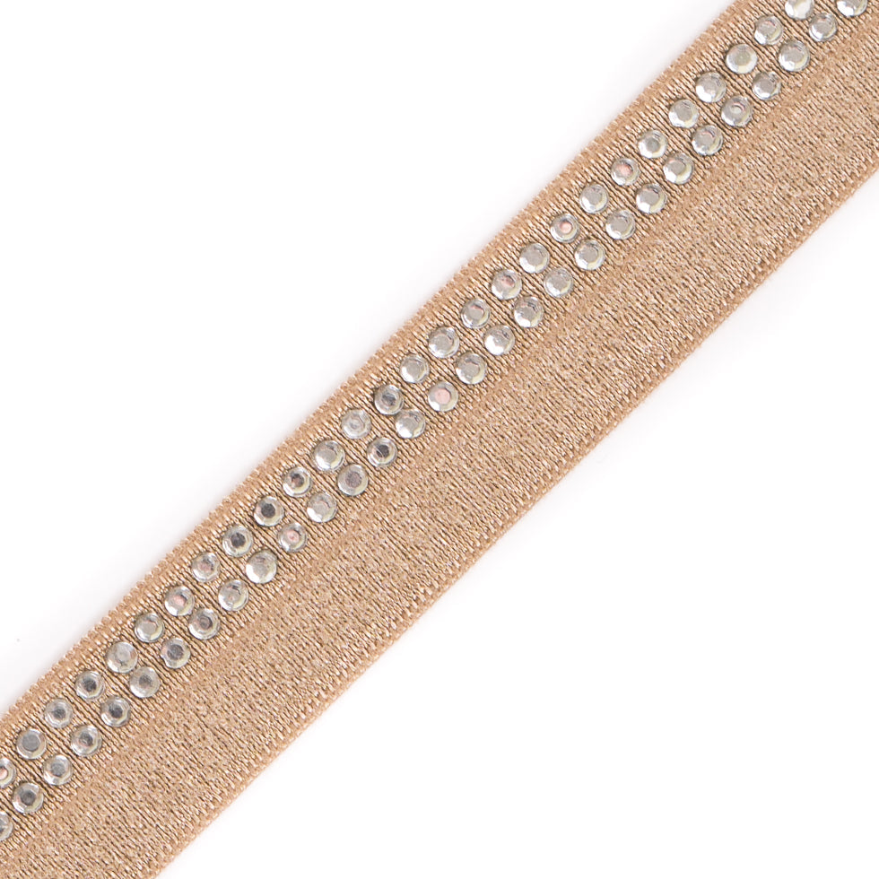 Gold Fancy Elastic Trim - 0.875"