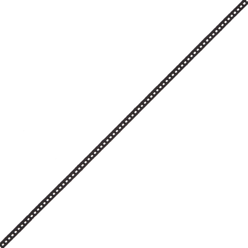 Black and White Grosgrain Trim - 0.1875"