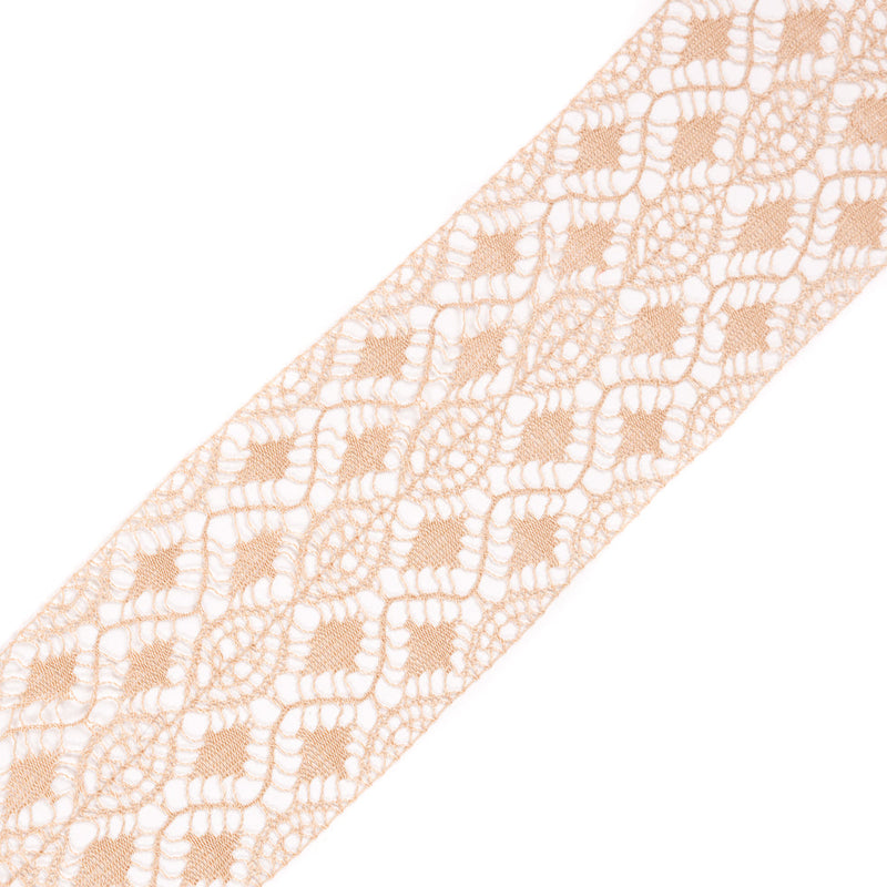 Beige Crochet Lace Trim - 3.5"