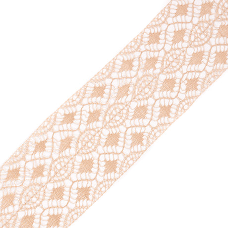 Beige Crochet Lace Trim - 3.5"