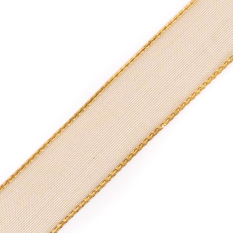 Gold Wire-Edge Ribbon - 0.75"