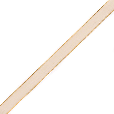 Gold Wire-Edge Ribbon - 0.75"