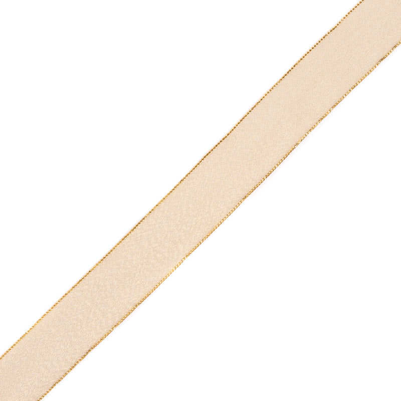 Gold Wire-Edge Ribbon - 1.5"