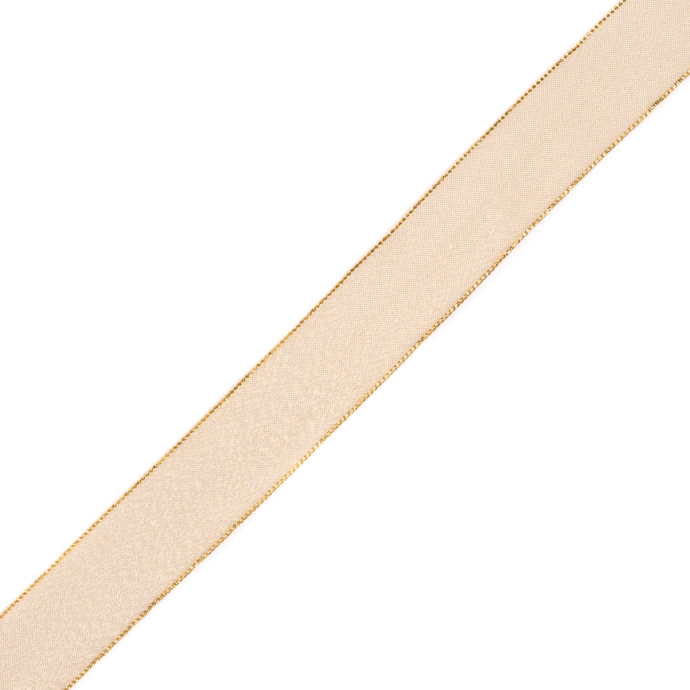 Gold Wire-Edge Ribbon - 1.5"