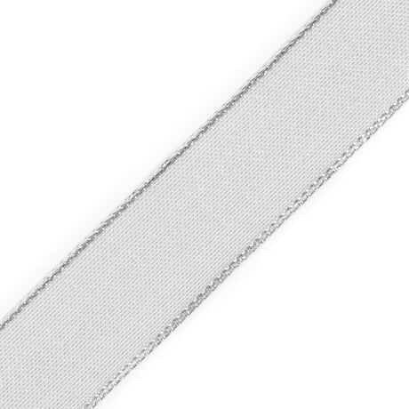 Silver Wire-Edge Ribbon - 1"