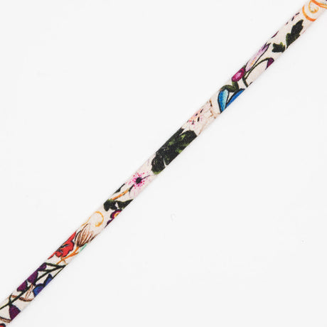 Multicolor Floral Cotton Tubing - 0.25"