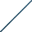 Italian Metallic Blue Crochet Chain - 0.125"