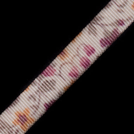 Pink Floral Printed Grosgrain Ribbon - 0.375"