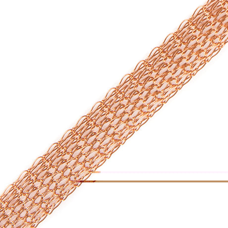 Copper Knit Metal Trim - 0.375"