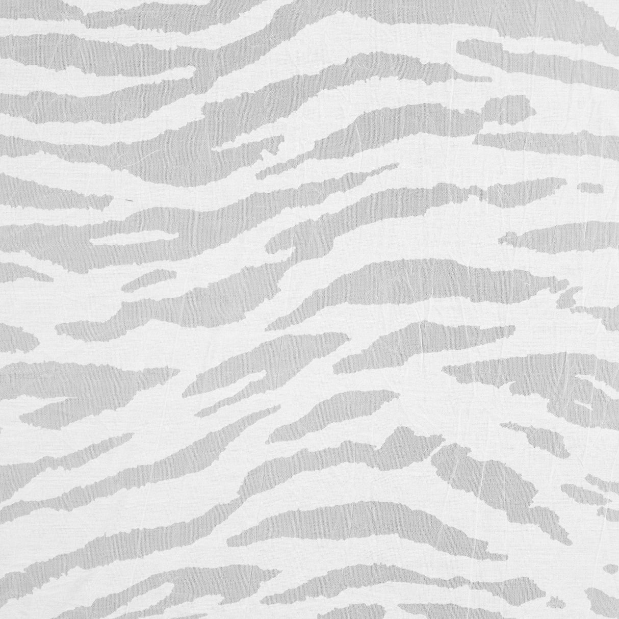 White Polyester Zebra Burnout