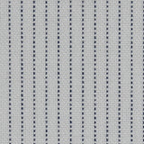 White and Navy Pinstripes Cotton Shirting