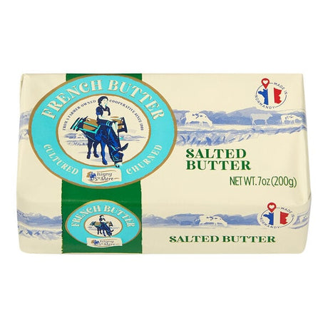 Isigny Sainte-Mere Churned Salted Butter 7 oz. - 10/Case