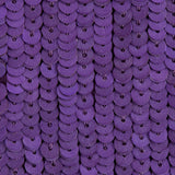 Phillip Lim Royal Purple Baby Sequined Silk Georgette