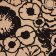 Marzipan/Black Floral Printed Woven