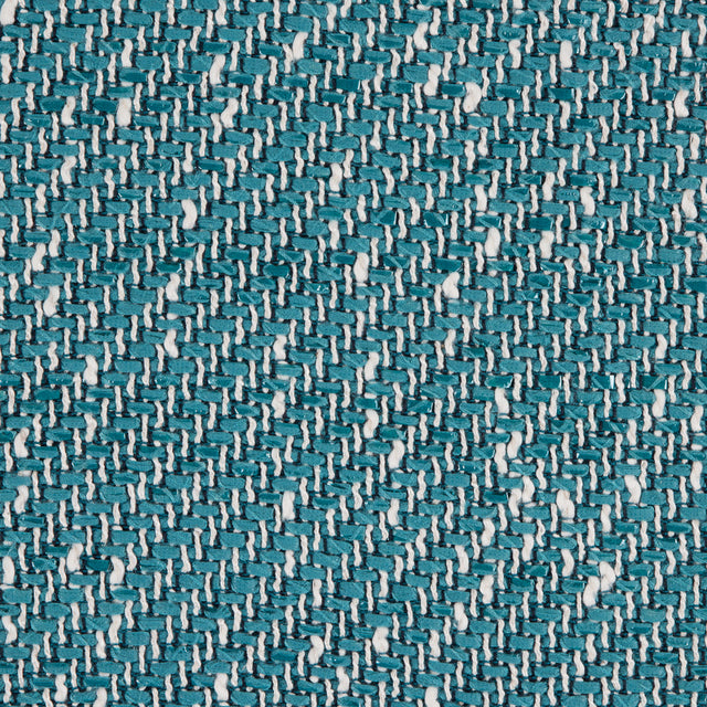Baltic/White/Navy Blended Cotton Woven