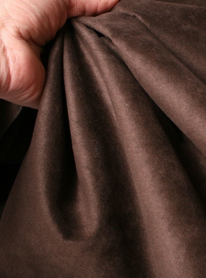 Chocolate Microsuede Faux Suede