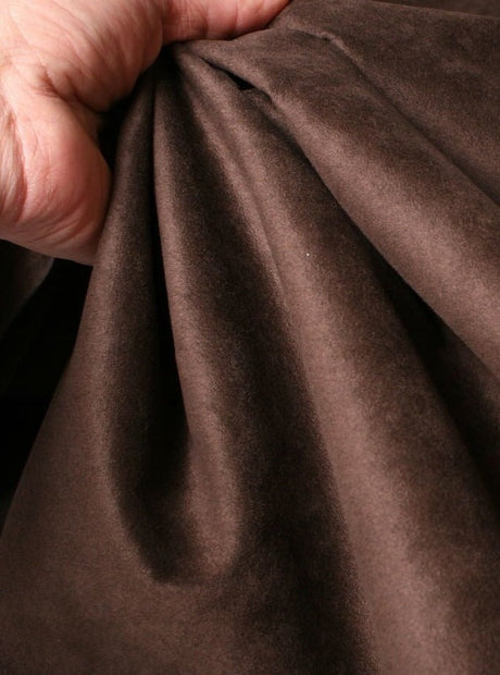 Chocolate Microsuede Faux Suede