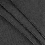 Gunmetal Striped Rayon Velvet