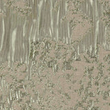 Metallic Green/Ivory Abstract Brocade