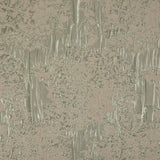 Metallic Green/Ivory Abstract Brocade