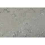 Metallic Silver/Ivory Abstract Brocade