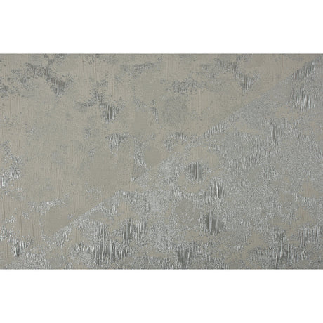 Metallic Silver/Ivory Abstract Brocade