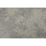 Metallic Silver/Ivory Floral Jacquard