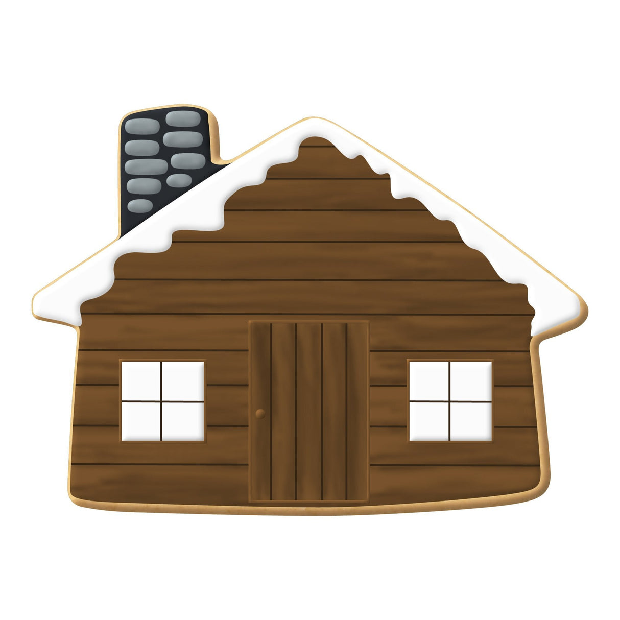 Cabin House Cookie Cutter 4 in B1108F