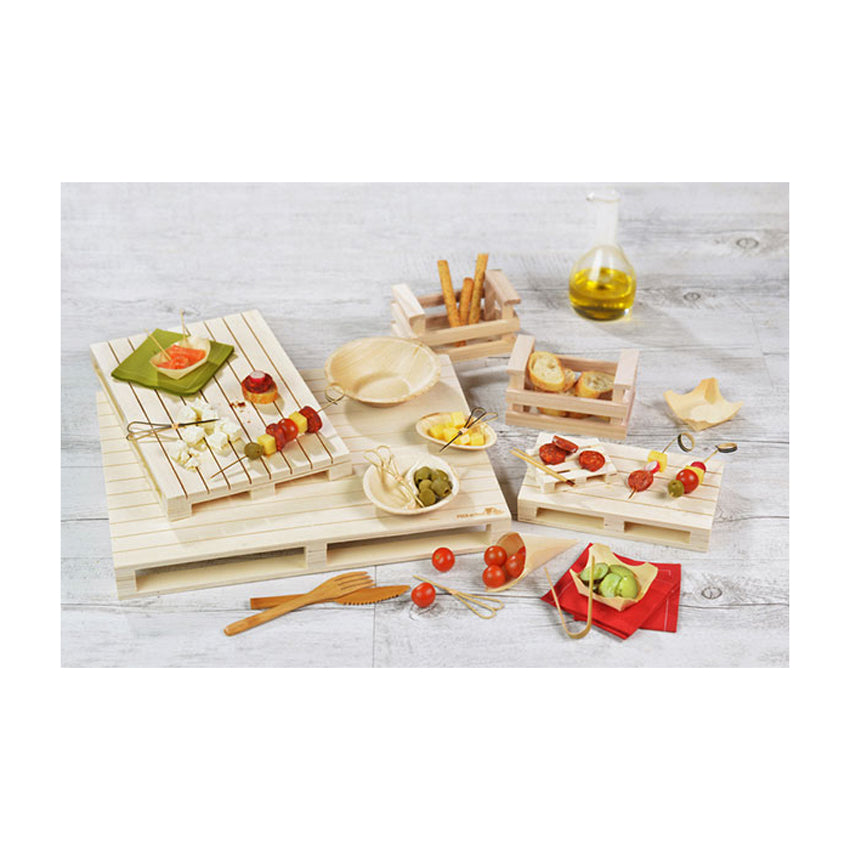 Packnwood Individually Wrapped Wooden Toothpicks, 2.5", Case of 1000