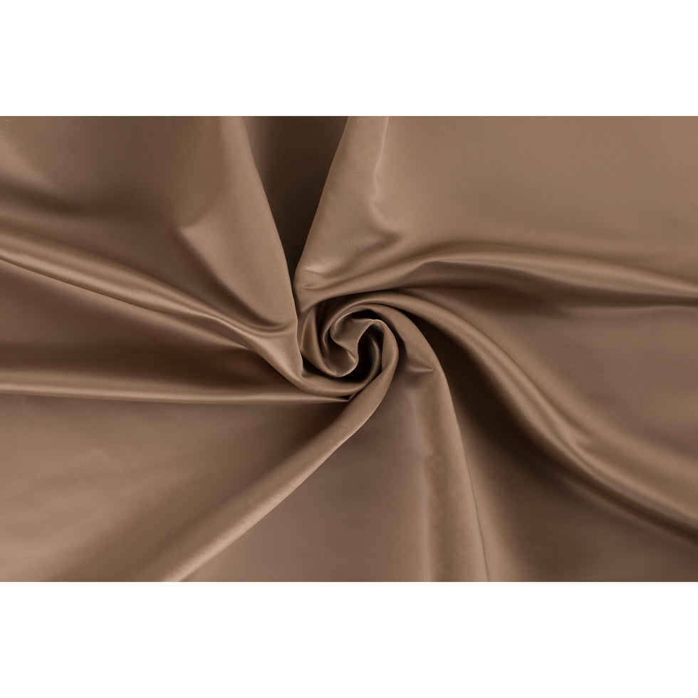 Cornstalk Beige Polyester Duchesse Satin