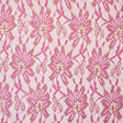 MetallicGold/Pink Fine Floral Lace w/ Scalloped Edges
