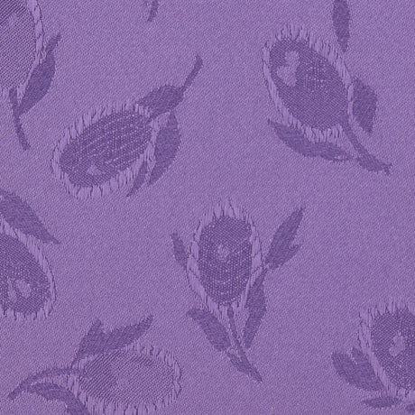 Purple Heart Floral Woven Polyester Lining