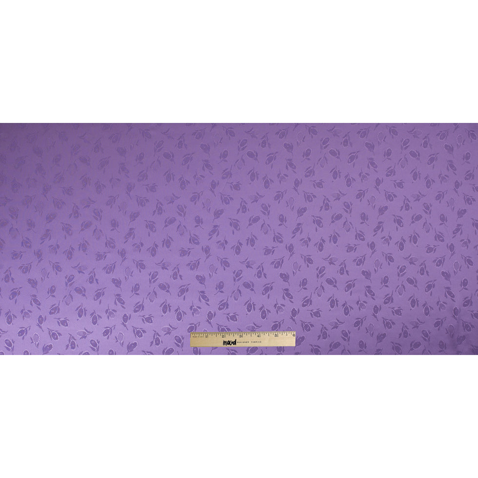 Purple Heart Floral Woven Polyester Lining