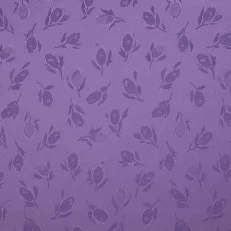 Purple Heart Floral Woven Polyester Lining