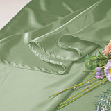 Round Heavy Duty Satin Tablecloth 132 Sage Green