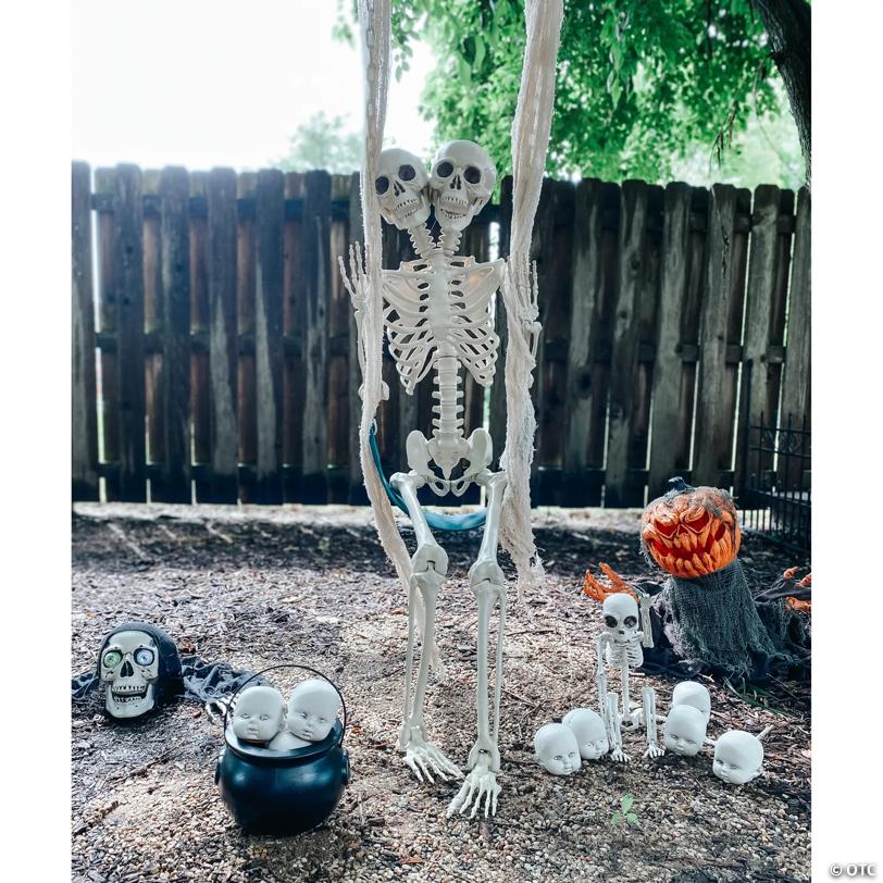 30" Animated Pumpkin Groundbreaker Halloween Decoration