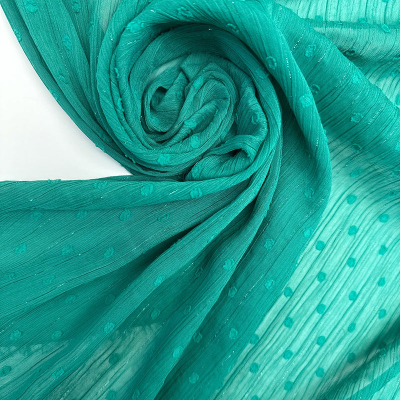 Polyamide Lurex Chiffon Orange Pink