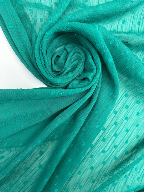 Polyamide Lurex Chiffon Orange Pink